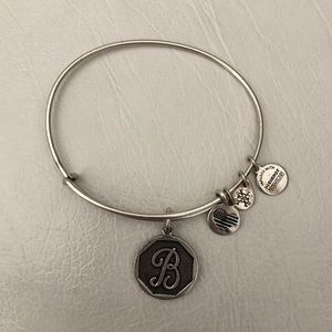 Alex and Ani “B” initial bangle bracelet